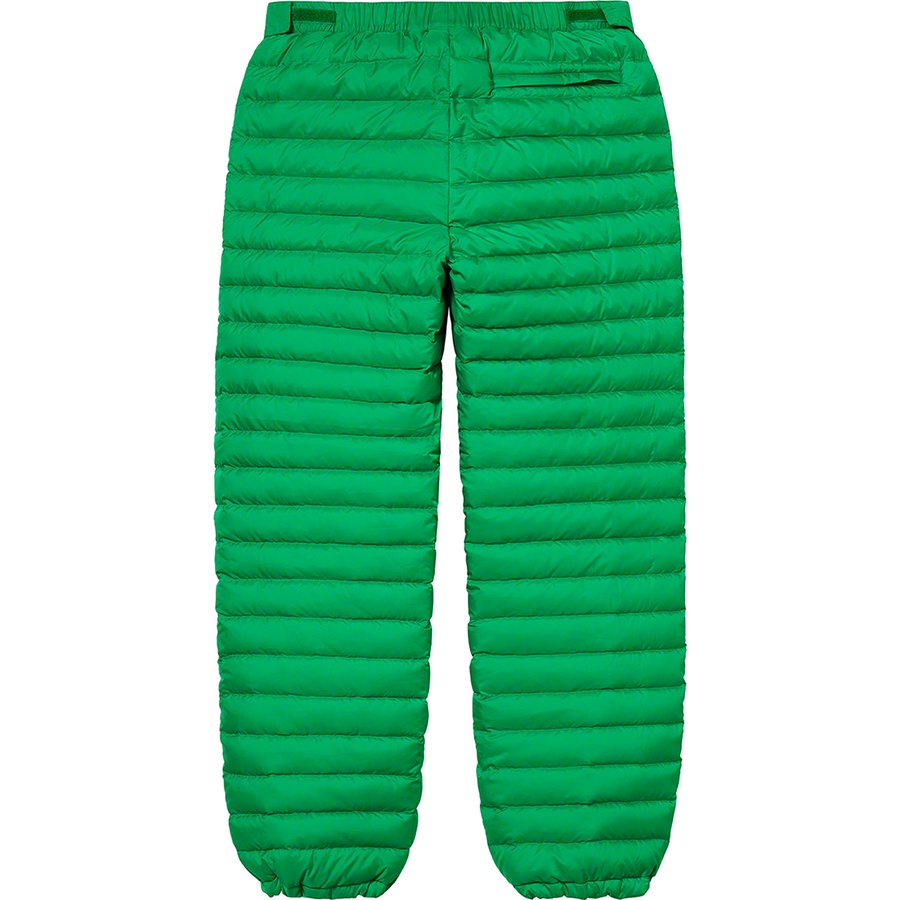 Details on Micro Down Pant Green from fall winter
                                                    2022 (Price is $188)