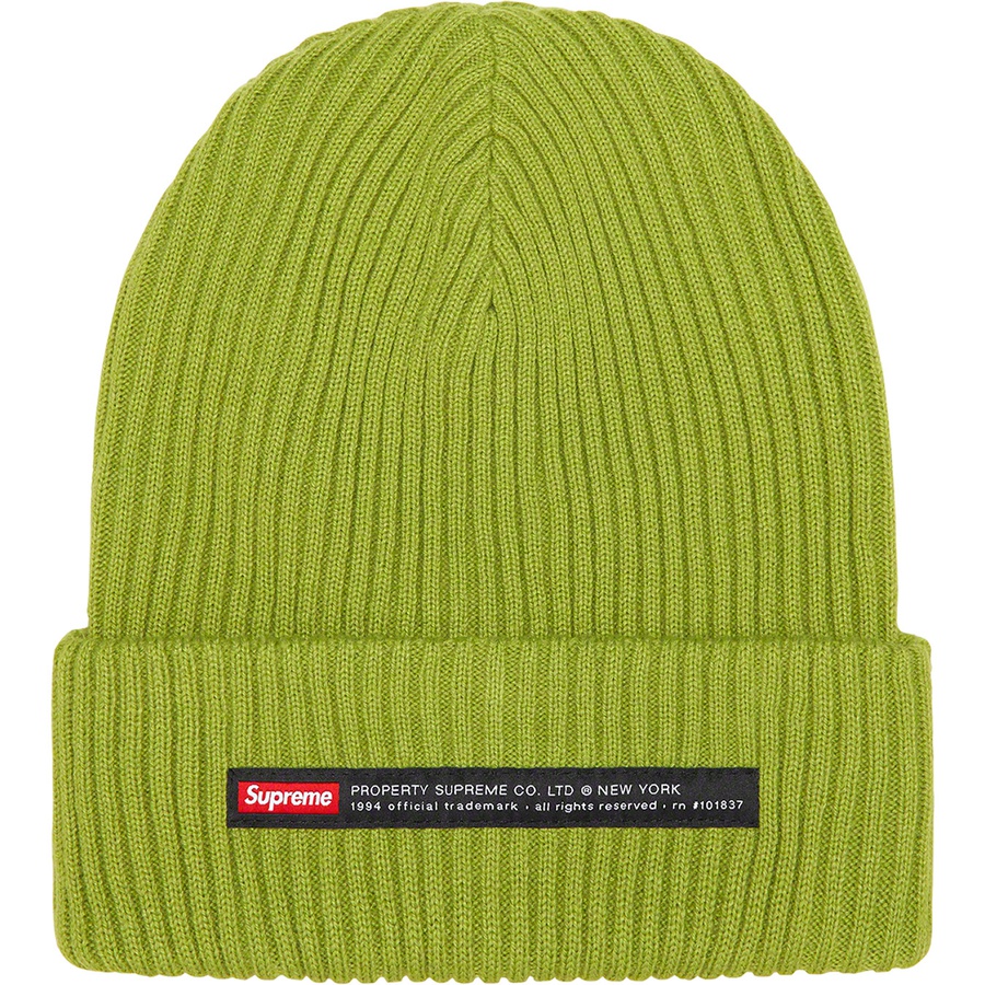Details on Property Label Beanie Olive from fall winter
                                                    2022 (Price is $38)