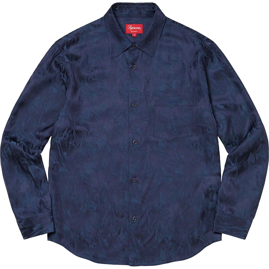 Details on Iridescent Shirt Navy from fall winter 2022 (Price is $148)