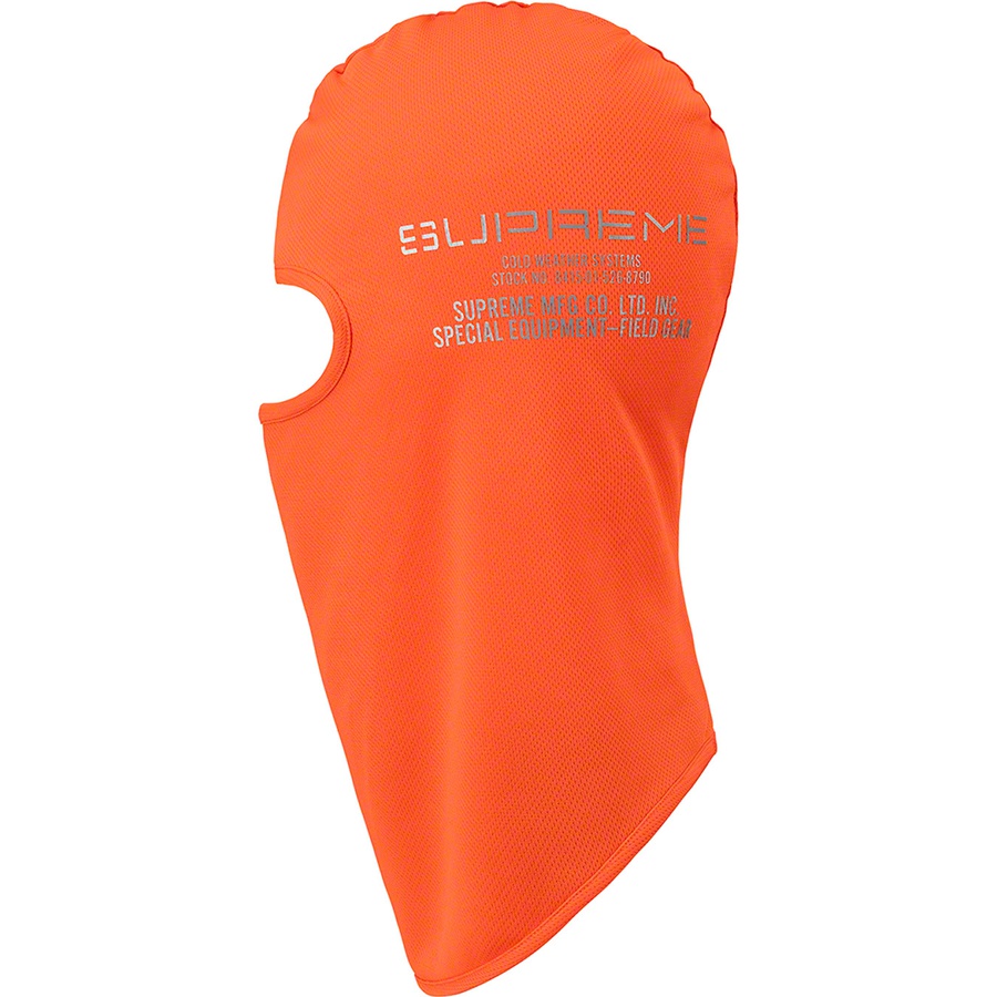 Details on Field Gear Lightweight Balaclava Orange from fall winter
                                                    2022 (Price is $28)