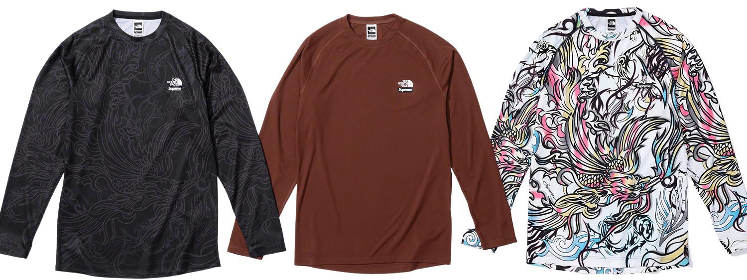 The North Face Base Layer L S Top - fall winter 2022 - Supreme