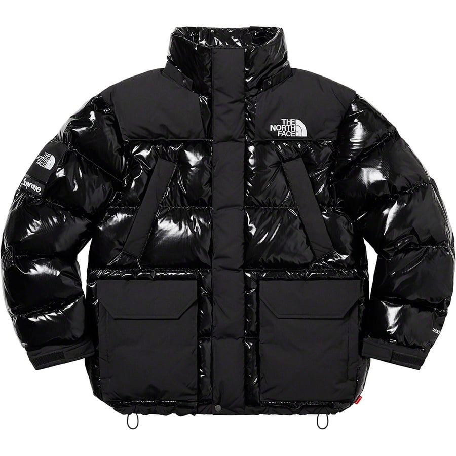 Details on Supreme The North Face 700-Fill Down Parka Black from fall winter 2022 (Price is $598)