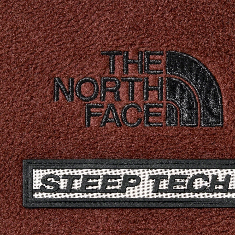 Details on Supreme The North Face Steep Tech Fleece Pullover Brown from fall winter 2022 (Price is $288)