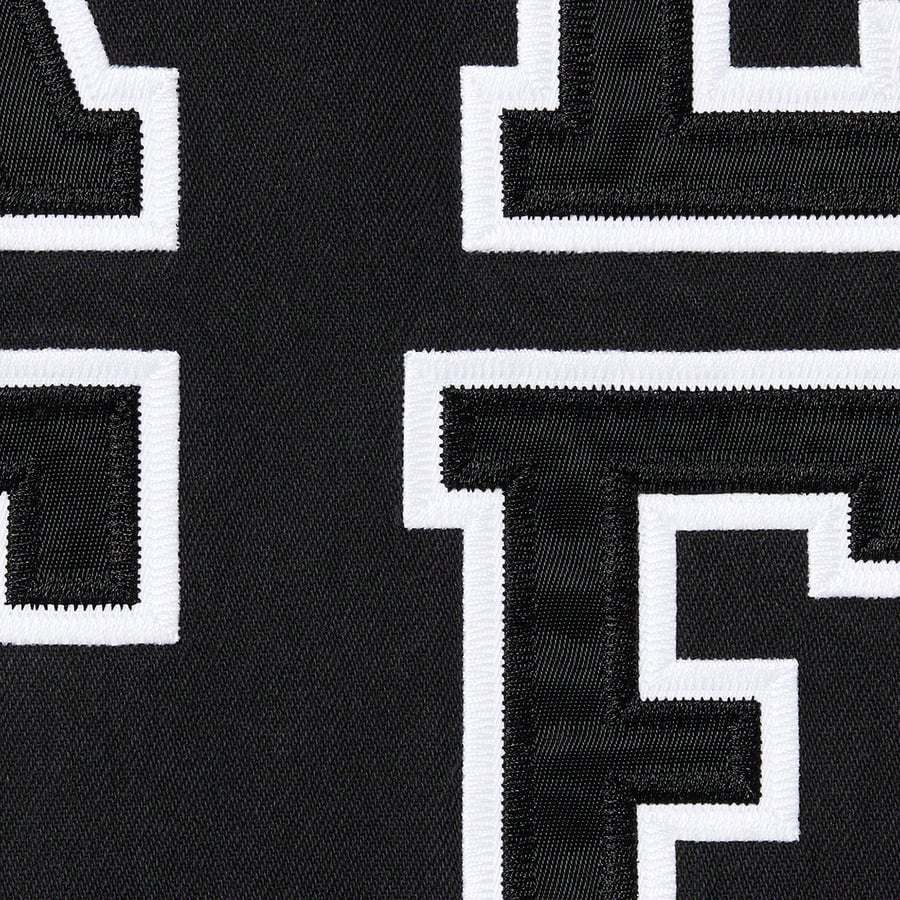 Details on Denim Baseball Jersey Black from fall winter 2022 (Price is $148)