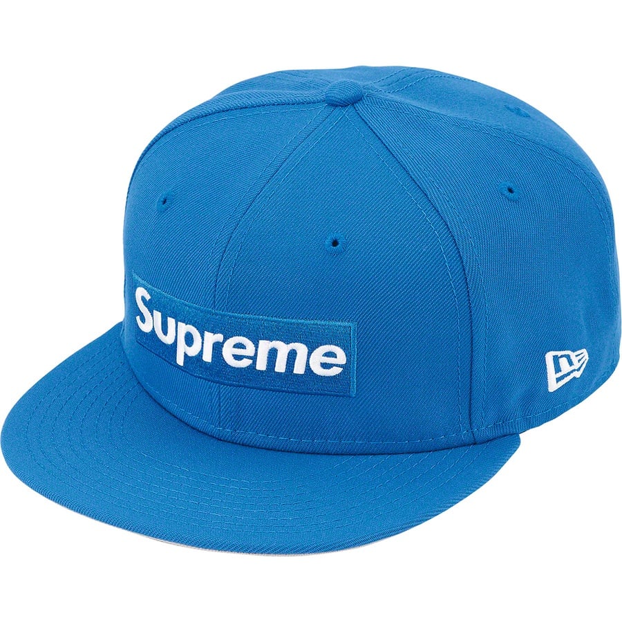 おつけしま シュプリーム Money Box Logo New Era 7 1/8 のサイズ