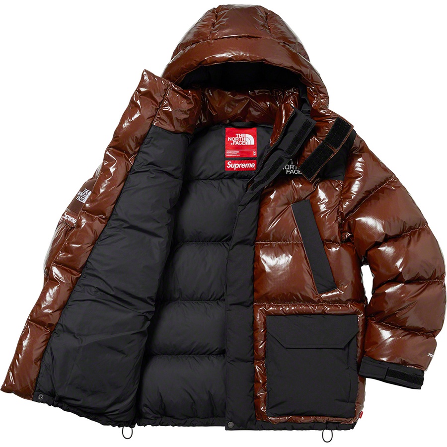 Details on Supreme The North Face 700-Fill Down Parka Brown from fall winter 2022 (Price is $598)
