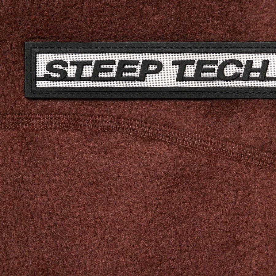 Details on Supreme The North Face Steep Tech Fleece Pant Brown from fall winter
                                                    2022 (Price is $188)