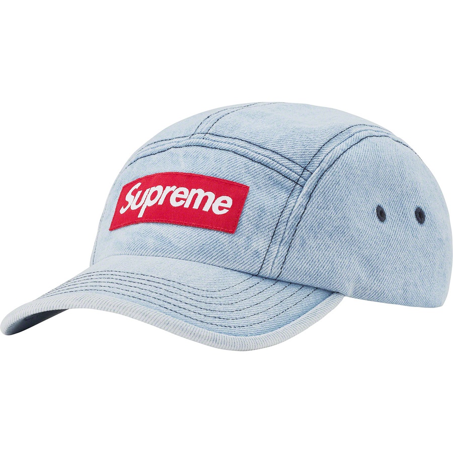 Details on Denim Camp Cap Washed Blue from fall winter 2022 (Price is $48)