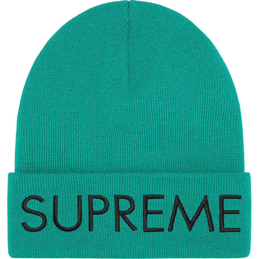 Details on Capital Beanie Dark Aqua from fall winter 2022 (Price is $38)