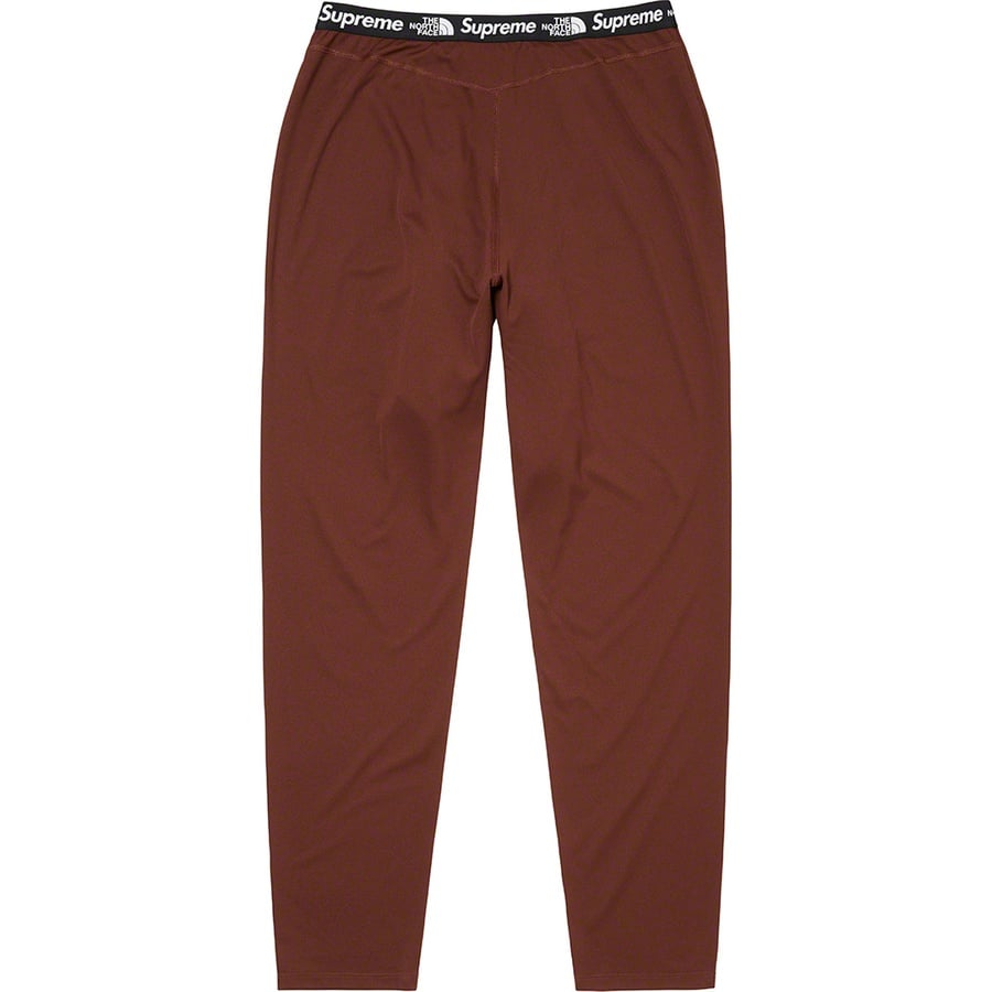 Details on Supreme The North Face Base Layer Pant Brown from fall winter
                                                    2022 (Price is $88)