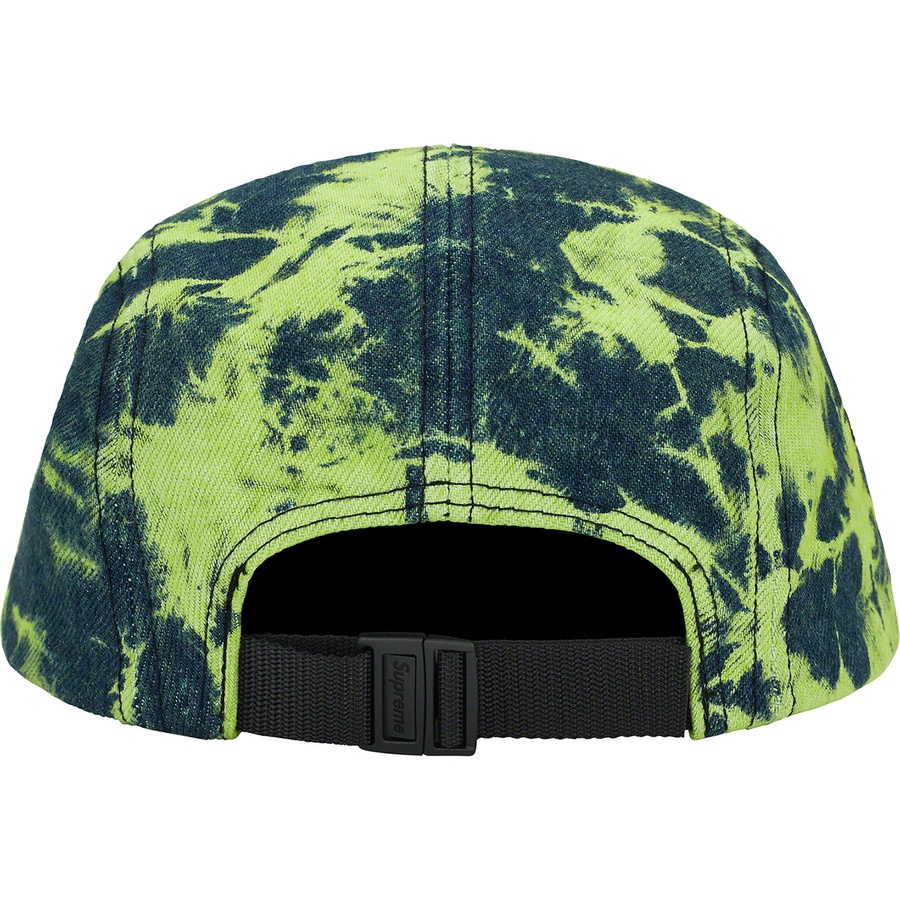 Details on Denim Camp Cap Dyed Green from fall winter 2022 (Price is $48)