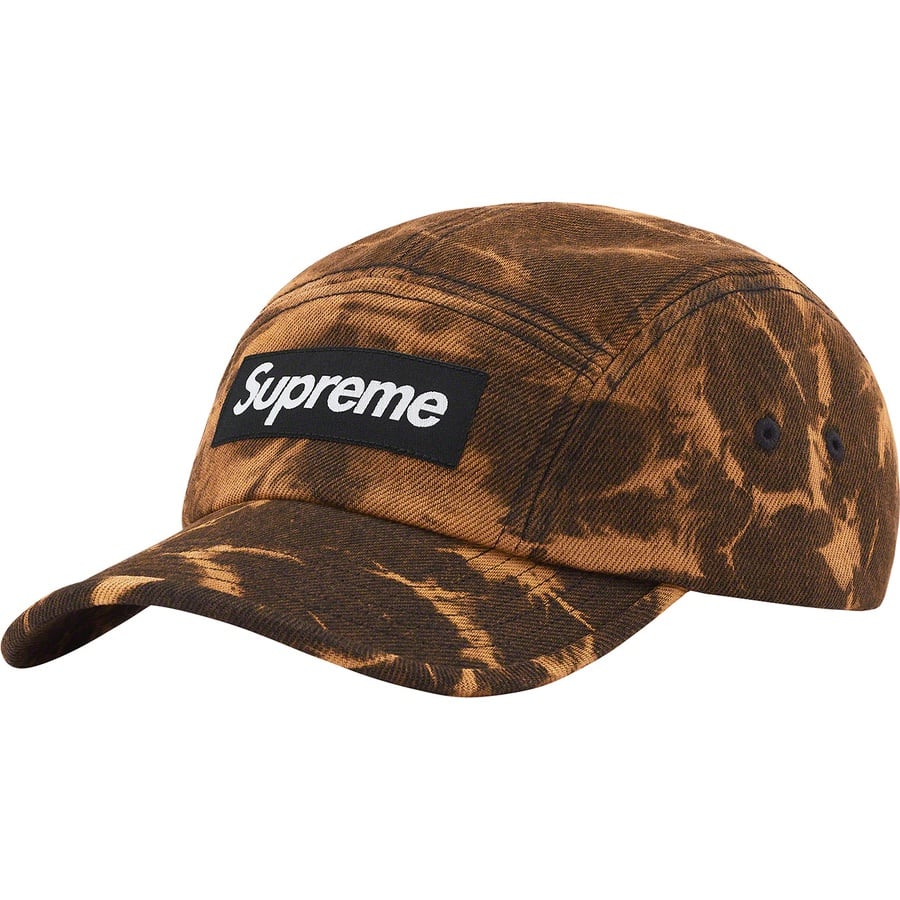 Details on Denim Camp Cap Dyed Rust from fall winter 2022 (Price is $48)