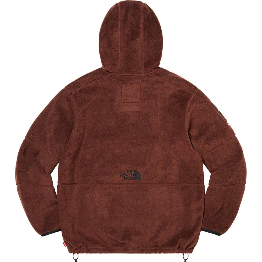 Details on Supreme The North Face Steep Tech Fleece Pullover Brown from fall winter
                                                    2022 (Price is $288)