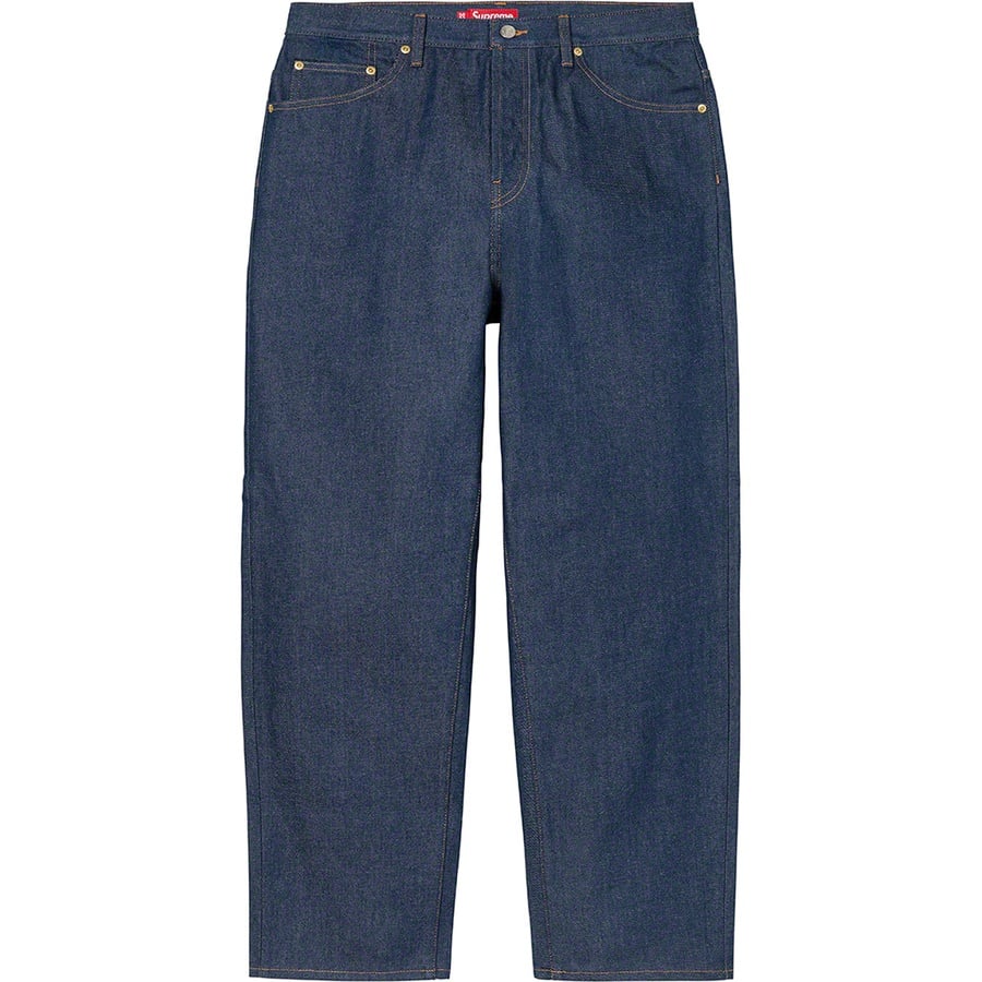 Details on Baggy Jean Rigid Indigo from fall winter
                                                    2022 (Price is $168)