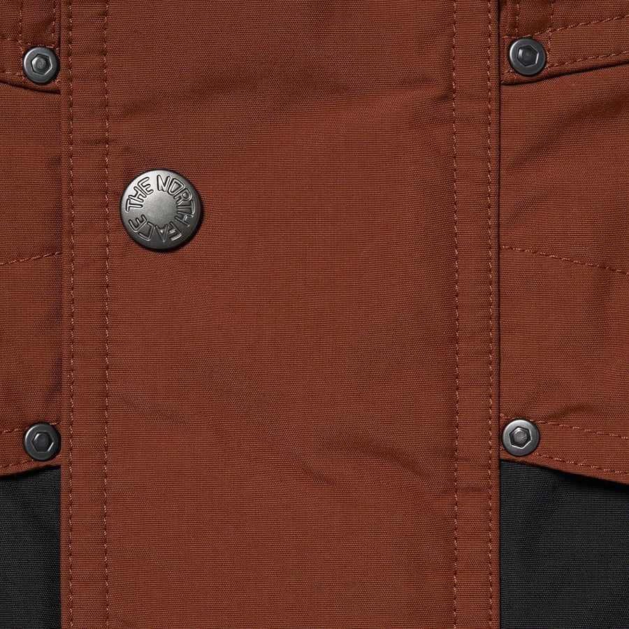 Details on Supreme The North Face Steep Tech Apogee Jacket Brown from fall winter 2022 (Price is $398)