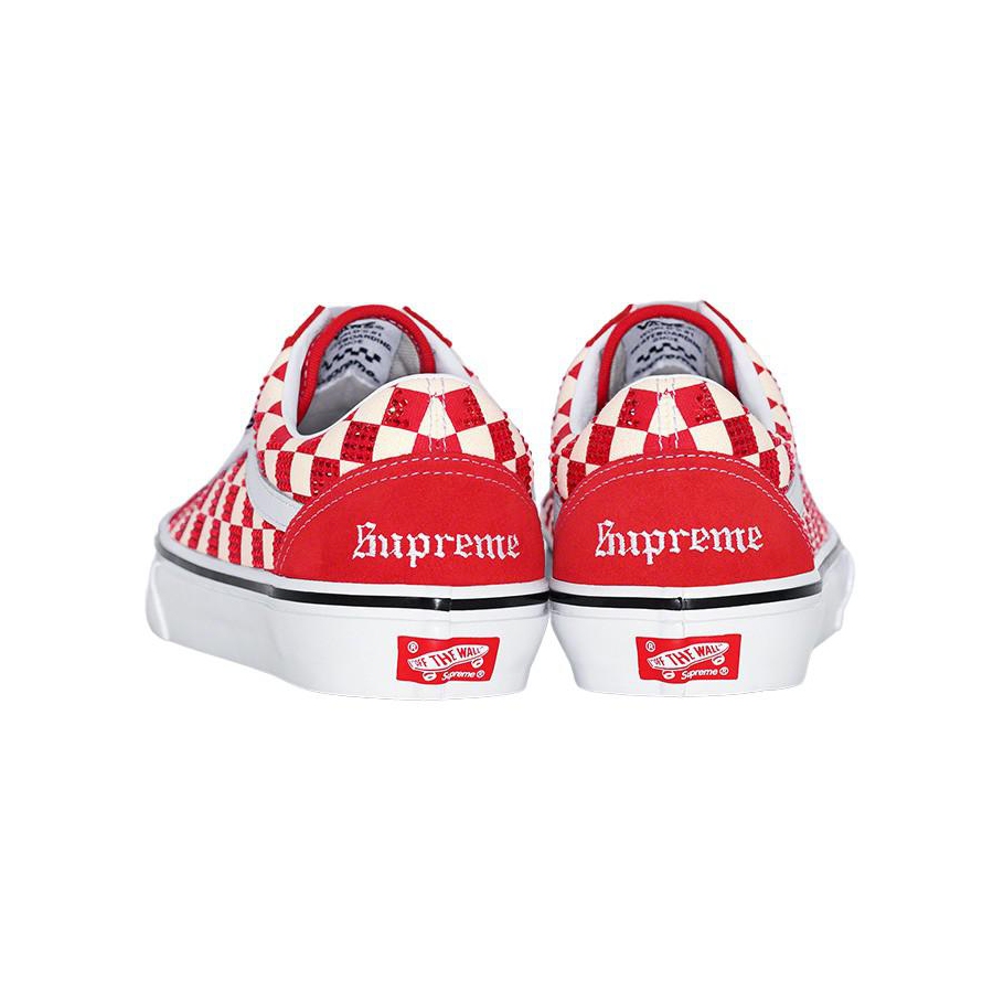 Details on Supreme Swarovski Vans Old Skool  from fall winter
                                                    2022 (Price is $298)