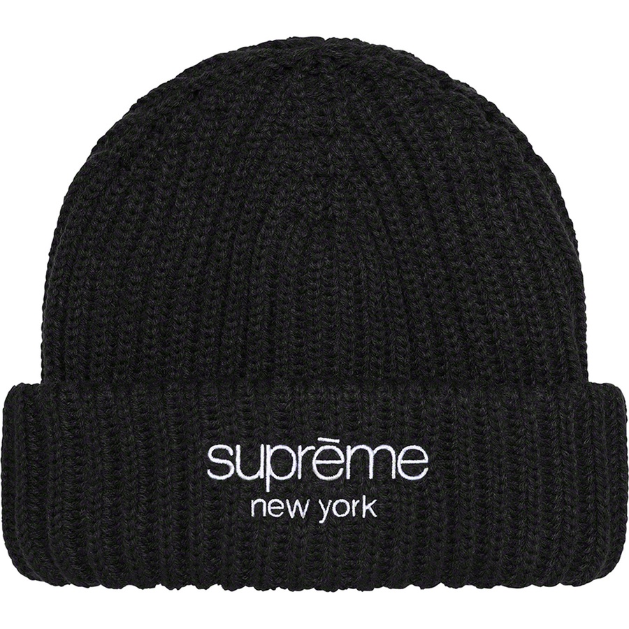 Details on Ribbed Beanie Black from fall winter
                                                    2022 (Price is $38)