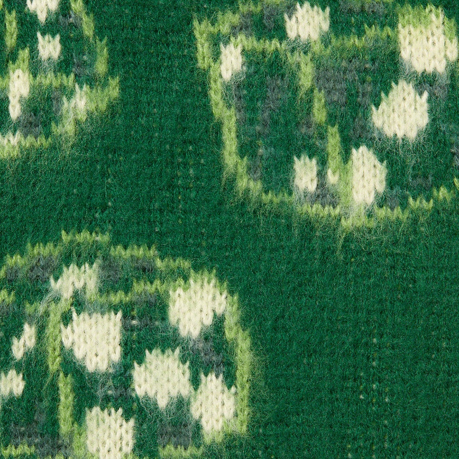 Details on Dice Sweater Green from fall winter 2022 (Price is $158)