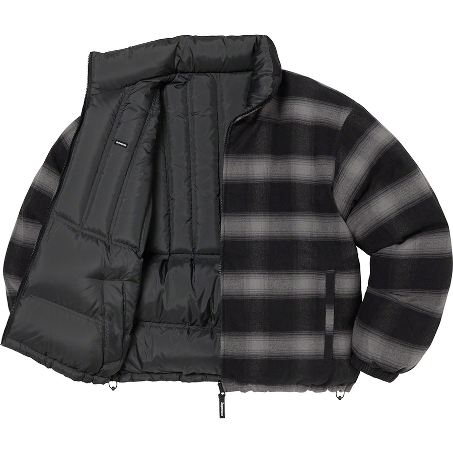 Flannel Reversible Puffer Jacket - fall winter 2022 - Supreme