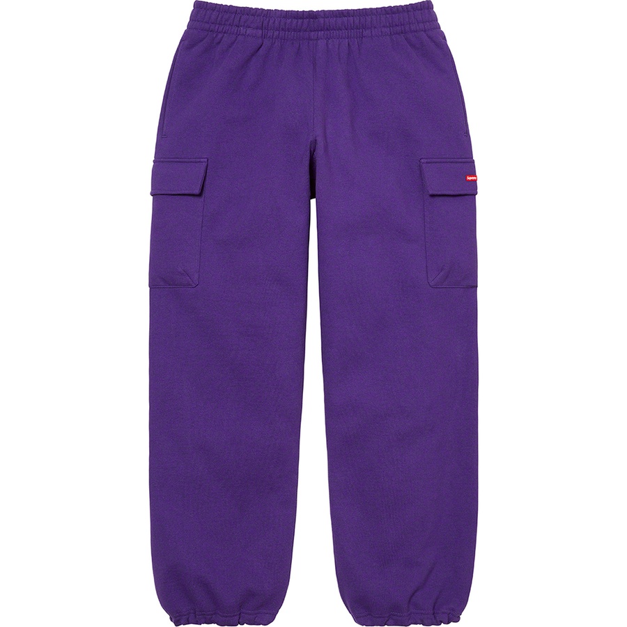 Details on Small Box Cargo Sweatpant Purple from fall winter
                                                    2022 (Price is $158)