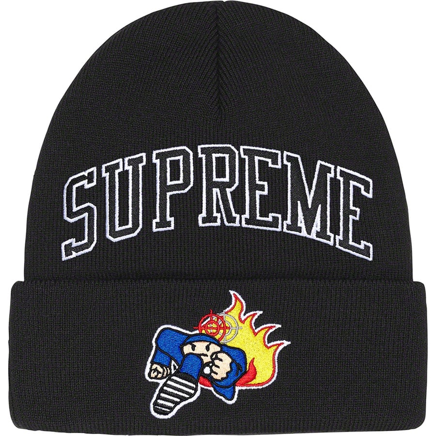 Details on Duck Down Records Beanie Black from fall winter 2022 (Price is $40)