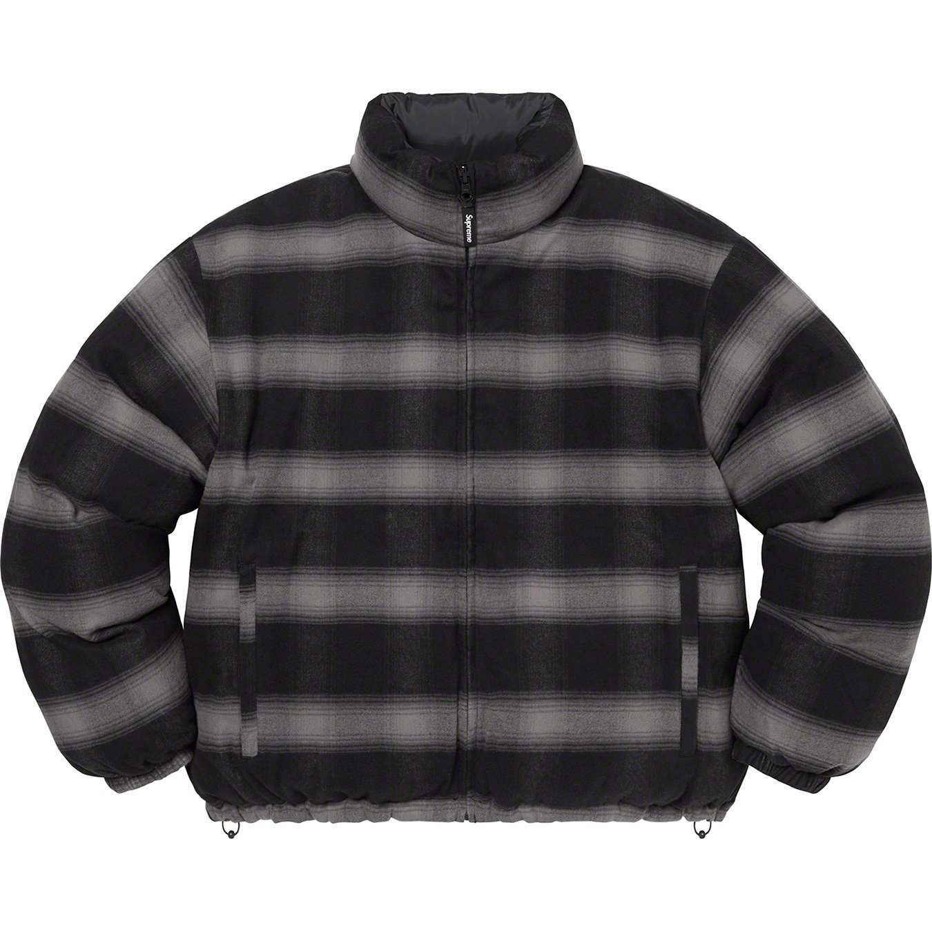 Flannel Reversible Puffer Jacket - fall winter 2022 - Supreme