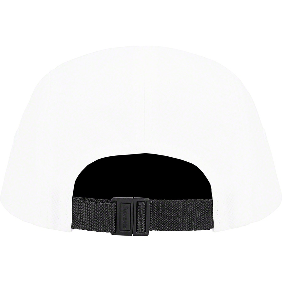 Details on Reflective Jacquard Logo Camp Cap White from fall winter
                                                    2022 (Price is $58)