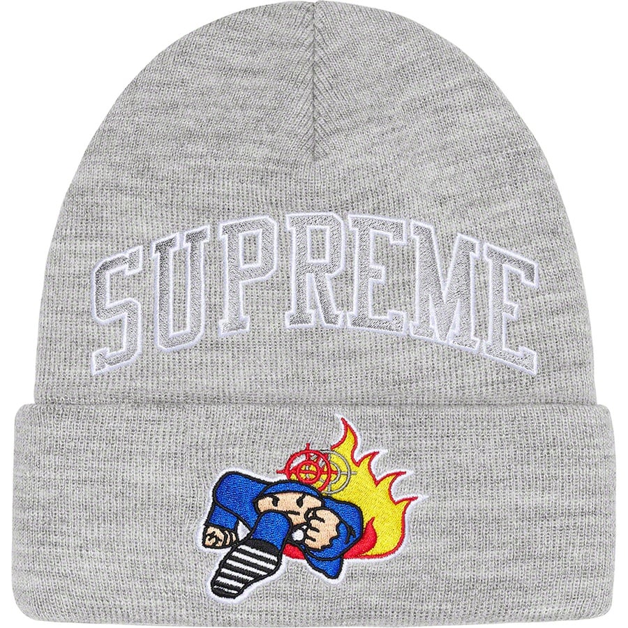 Details on Duck Down Records Beanie Heather Grey from fall winter
                                                    2022 (Price is $40)