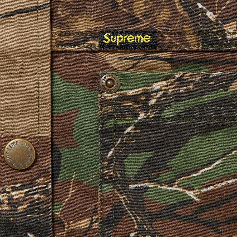 Details on Snap Work Shirt Branch Woodland Camo from fall winter
                                                    2022 (Price is $138)