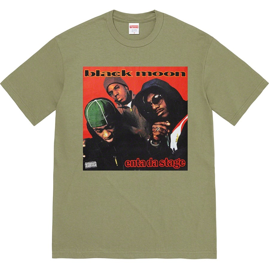 Details on Enta Da Stage Tee Light Olive from fall winter 2022 (Price is $48)