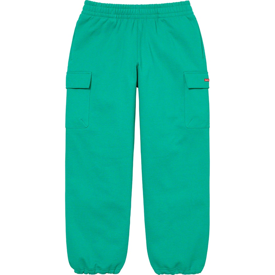 Details on Small Box Cargo Sweatpant Dark Aqua from fall winter
                                                    2022 (Price is $158)