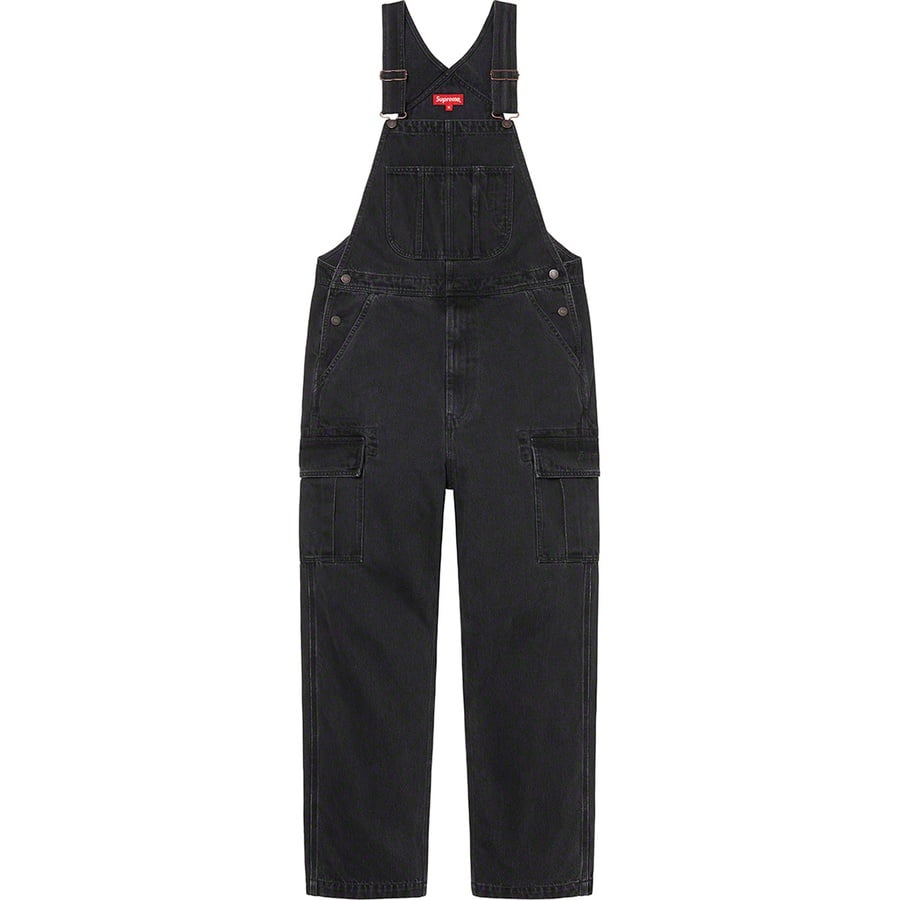 Details on Cargo Denim Overalls Black from fall winter
                                                    2022 (Price is $198)