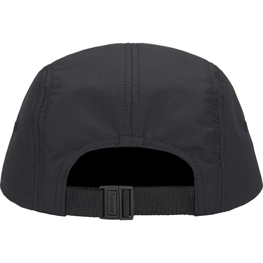 Details on Reflective Jacquard Logo Camp Cap Black from fall winter
                                                    2022 (Price is $58)