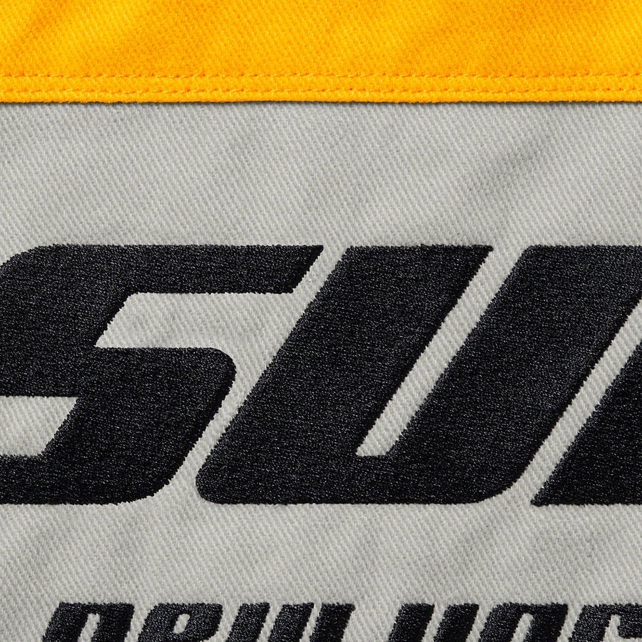 Details on Brushed Twill Zip Jacket Yellow from fall winter
                                                    2022 (Price is $238)