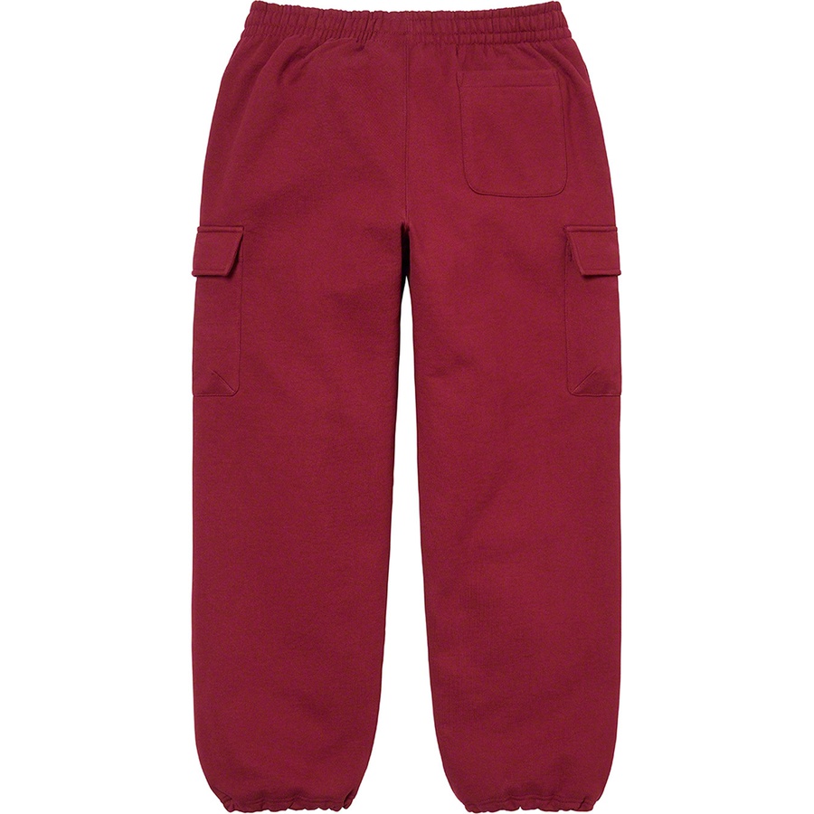 Details on Small Box Cargo Sweatpant Cardinal from fall winter
                                                    2022 (Price is $158)