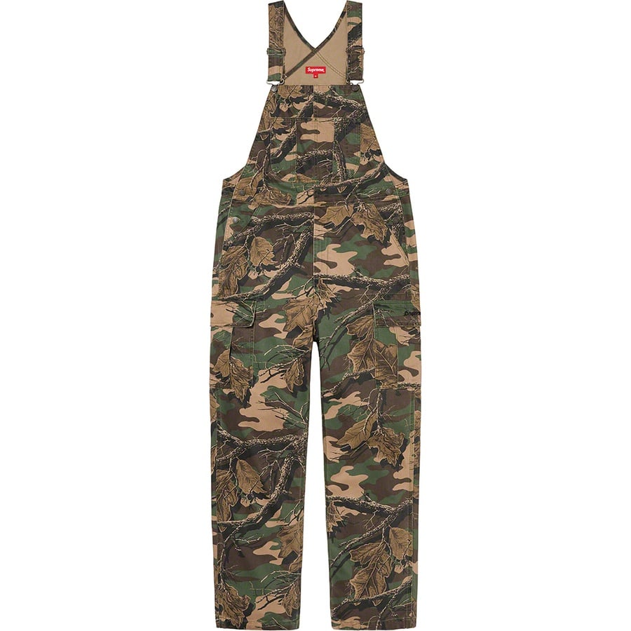 Details on Cargo Denim Overalls Branch Woodland Camo from fall winter
                                                    2022 (Price is $198)