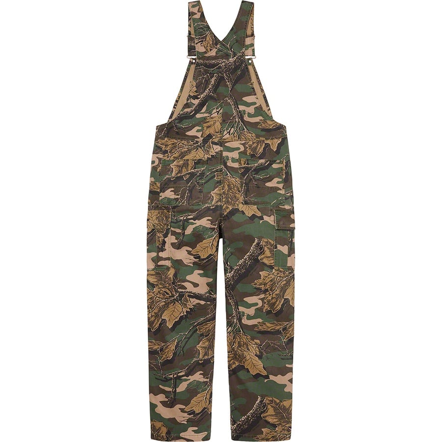 Details on Cargo Denim Overalls Branch Woodland Camo from fall winter
                                                    2022 (Price is $198)