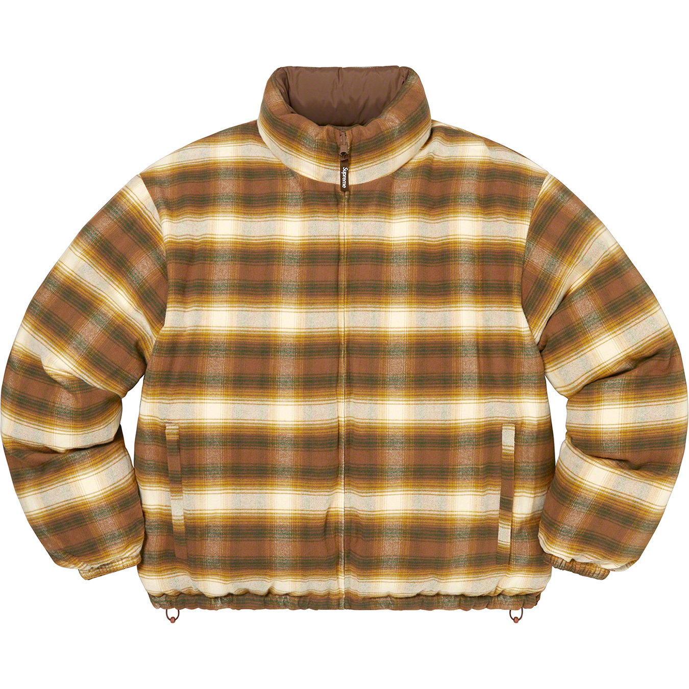 Flannel Reversible Puffer Jacket - fall winter 2022 - Supreme