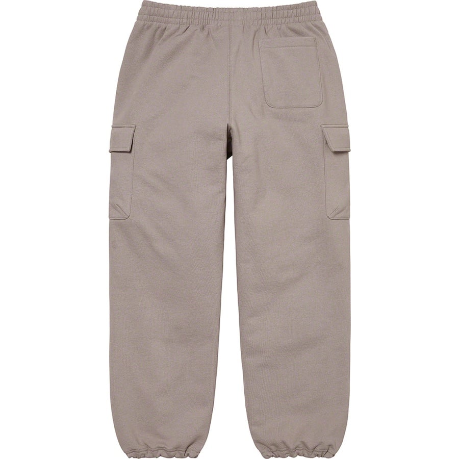 Details on Small Box Cargo Sweatpant Grey from fall winter 2022 (Price is $158)