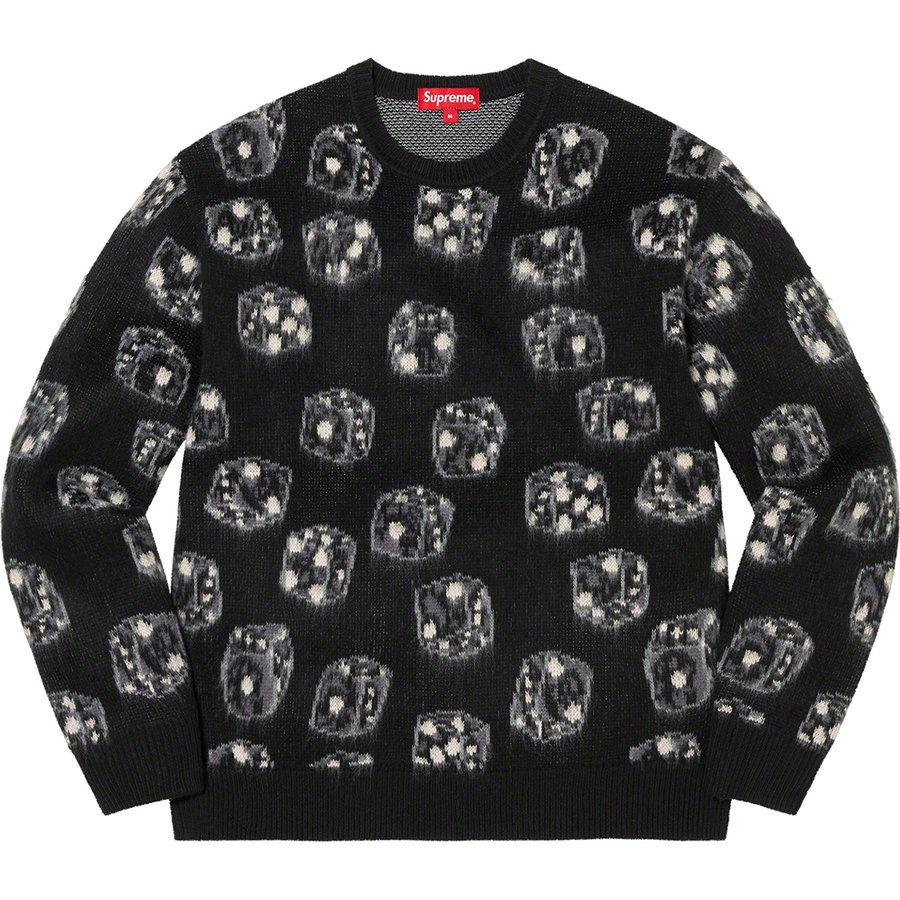 Details on Dice Sweater Black from fall winter 2022 (Price is $158)