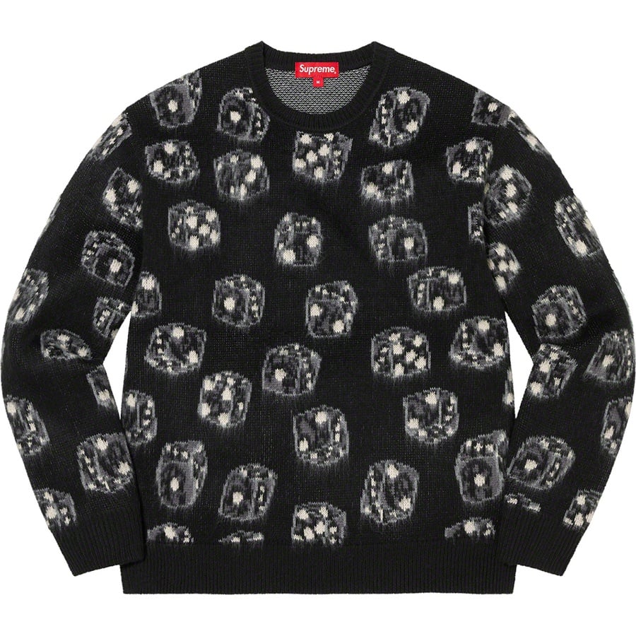 Details on Dice Sweater Black from fall winter
                                                    2022 (Price is $158)