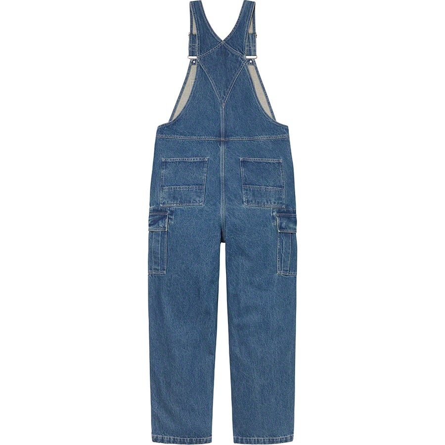 Details on Cargo Denim Overalls Washed Blue from fall winter
                                                    2022 (Price is $198)