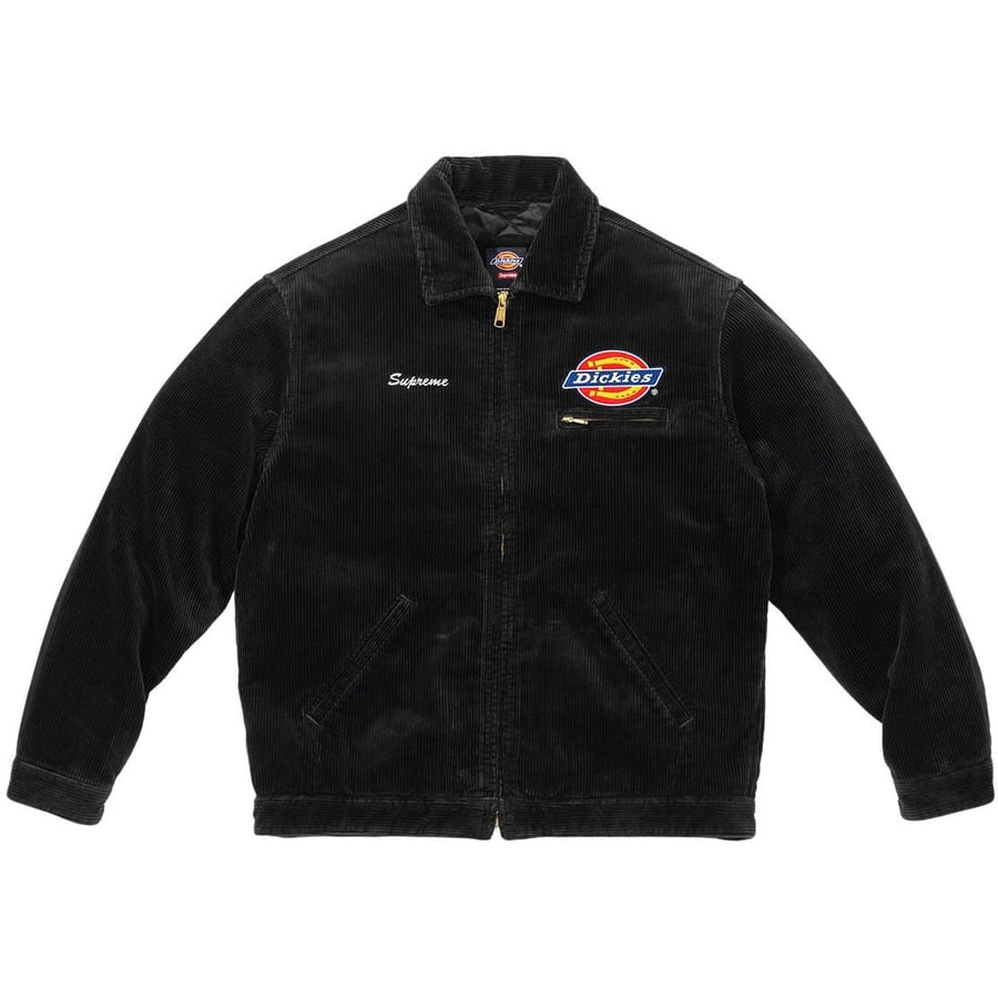 Details on Supreme Dickies Corduroy Work Jacket  from fall winter 2022 (Price is $168)
