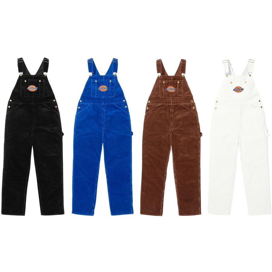 Supreme Supreme Dickies Corduroy Overalls for fall winter 22 season