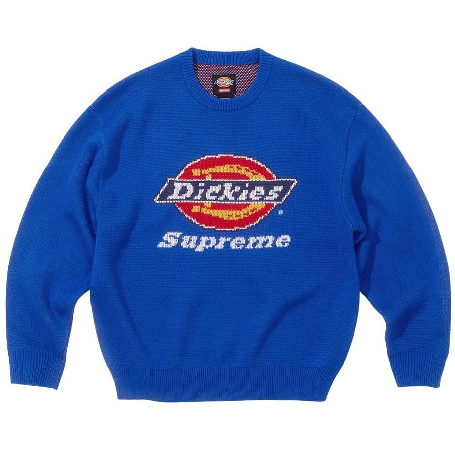 Details on Supreme Dickies Sweater  from fall winter 2022 (Price is $148)