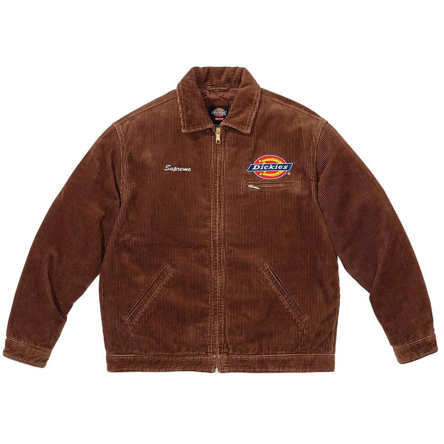 Details on Supreme Dickies Corduroy Work Jacket  from fall winter
                                                    2022 (Price is $168)