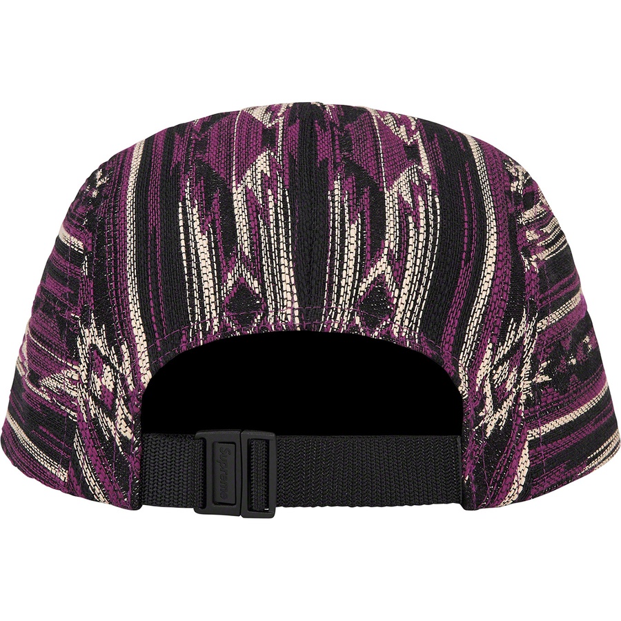Details on Woven Pattern Camp Cap Purple from fall winter
                                                    2022 (Price is $54)