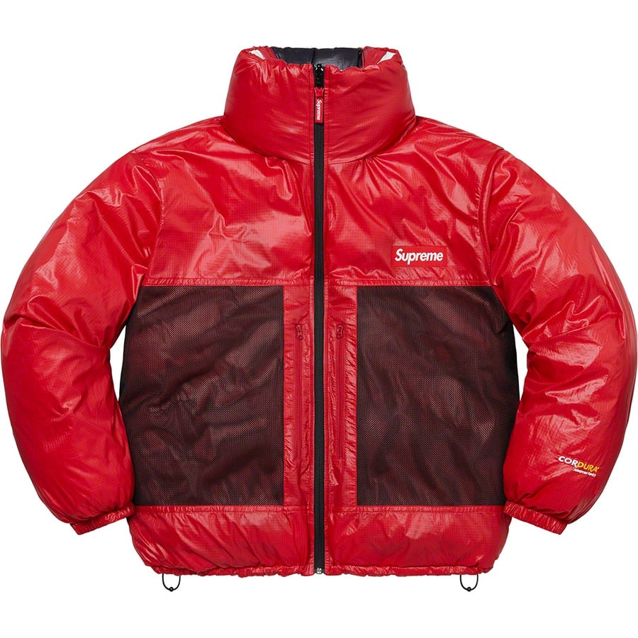 Details on Reversible Featherweight Down Puffer Jacket Red from fall winter
                                                    2022 (Price is $398)