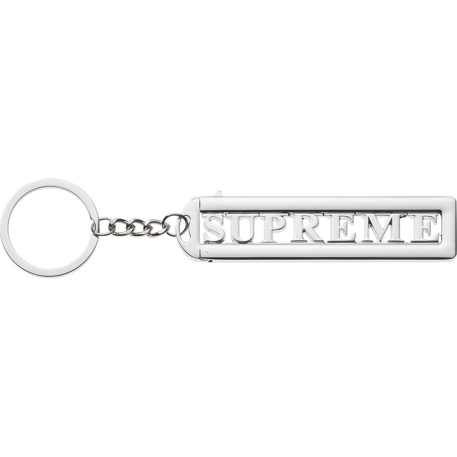 Details on Slide Keychain Silver from fall winter
                                                    2022 (Price is $24)