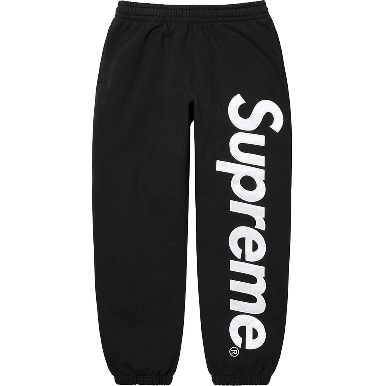 Supreme Raised Script Sweatpant Navy Men's - FW23 - US